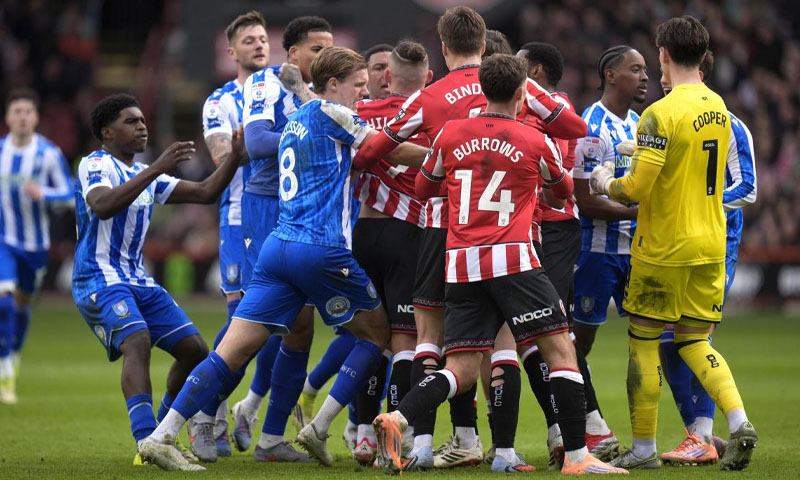 Sheffield Wednesday relegated in Feb after derby defeat