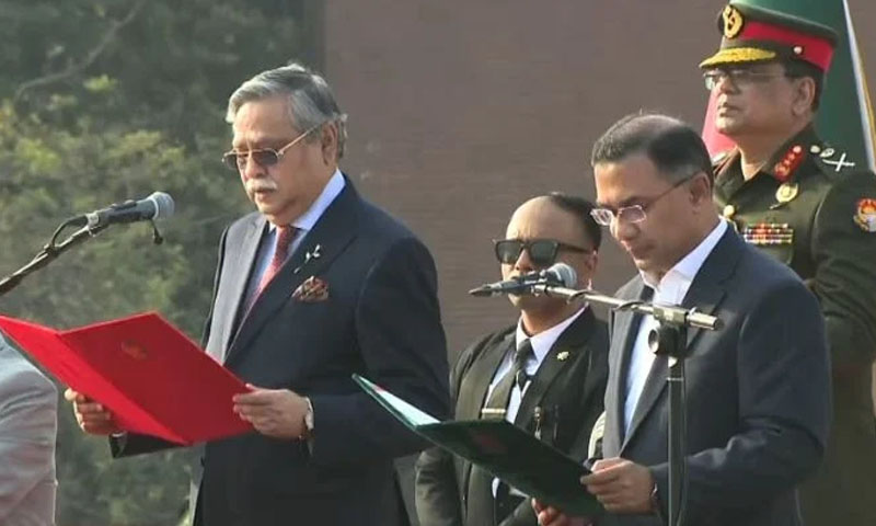Tarique Rahman sworn in as Bangladesh PM after landslide victory