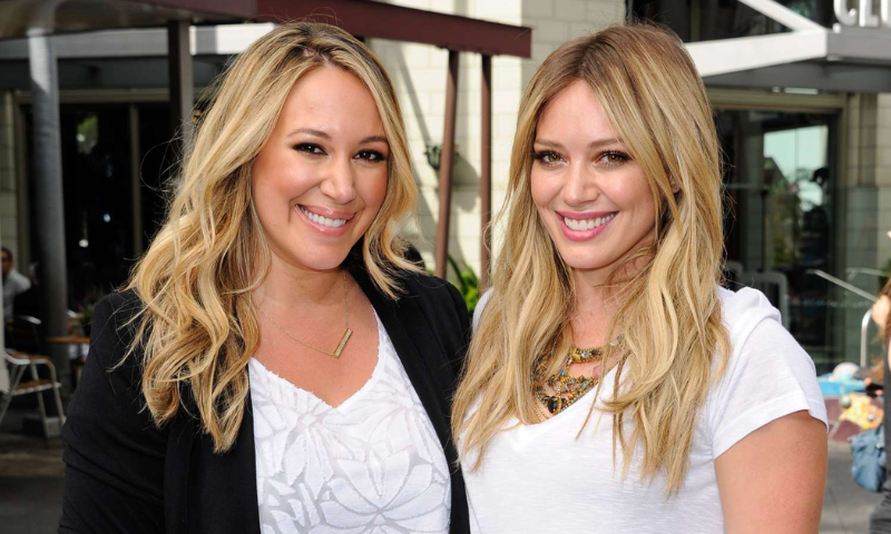 Haylie Duff and Hilary Duff