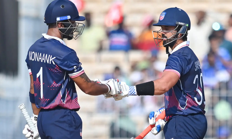 USA VS NAM: USA post 199 as skipper Monank Patel hits fifty