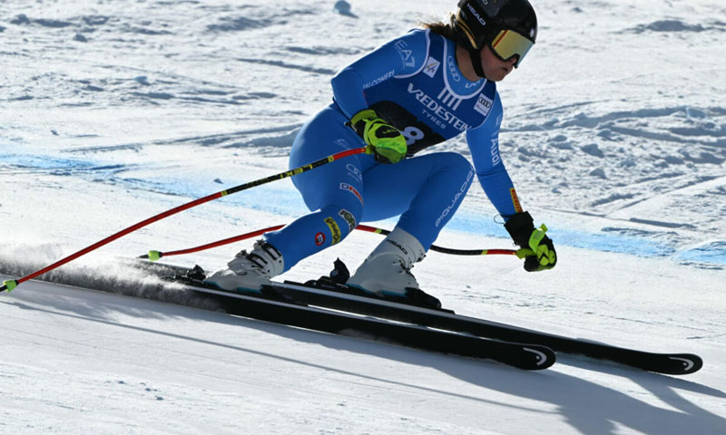 Pirovano claims first downhill win as Aicher closes in on Vonn