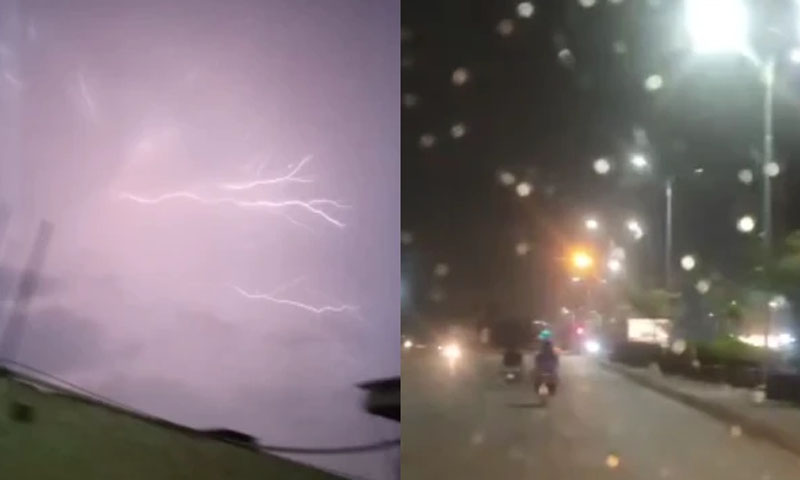 Heavy rain, gusty winds lash Karachi, disrupts traffic and Eid gatherings