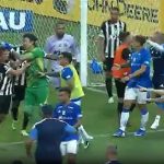 Twenty-three players sent off after mass brawl in Brazilian Cup final