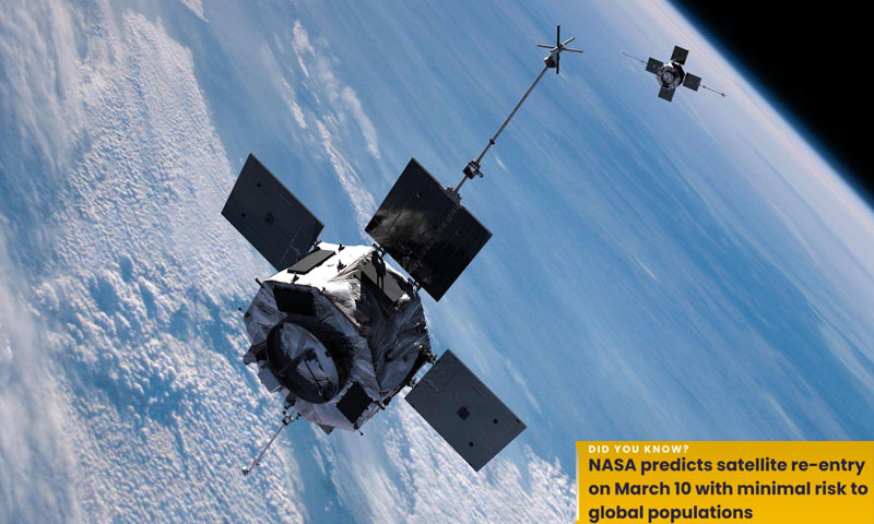 Decade long awaited NASA satellite crashes back to Earth tonight