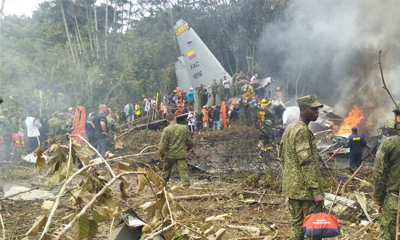 Plane crash Colombia