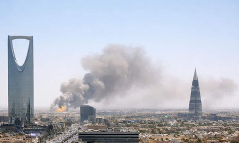 Two big explosions heard in Saudi capital Riyadh