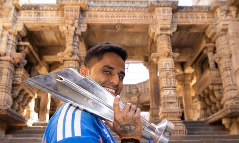 Jay Shah, Gambhir and Suryakumar criticised after T20 World Cup trophy taken to temple