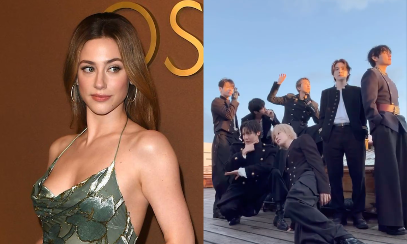 Lili Reinhart and BTS