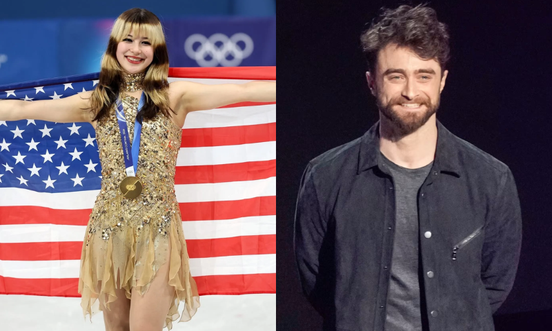 Daniel Radcliffe and Alysa Liu