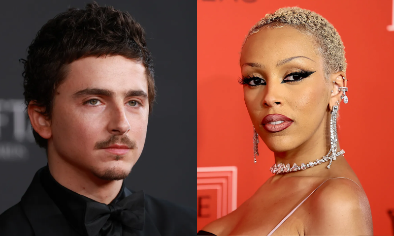 Doja Cat and Timothée Chalamet