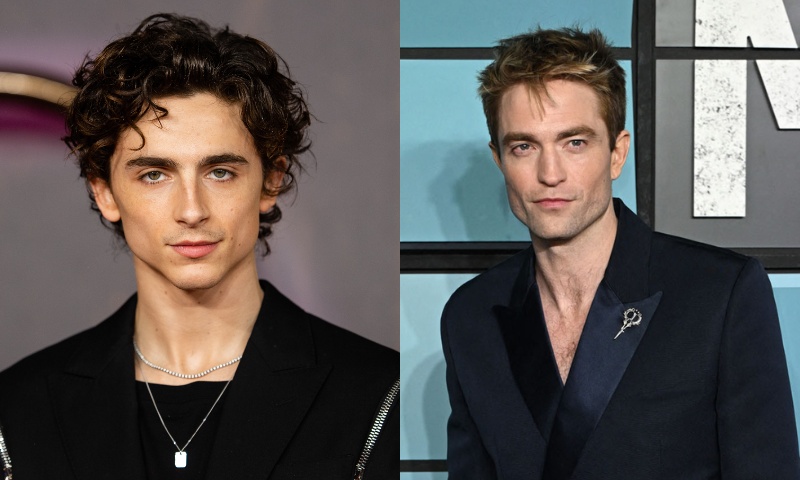 Timothee Chalamet and Robert Pattinson