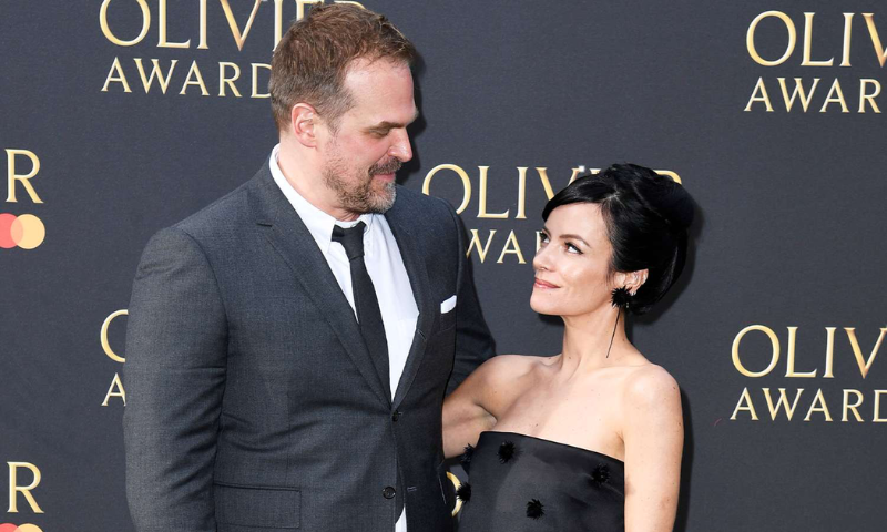 Lily Allen and David Harbour