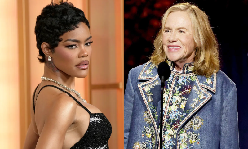 Amy Madigan and Teyana Taylor