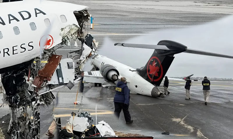 Passengers in New York face second day of air flight delays and cancellations after collision