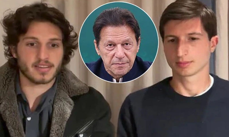 Imran Khan speaks to sons from jail on Eid