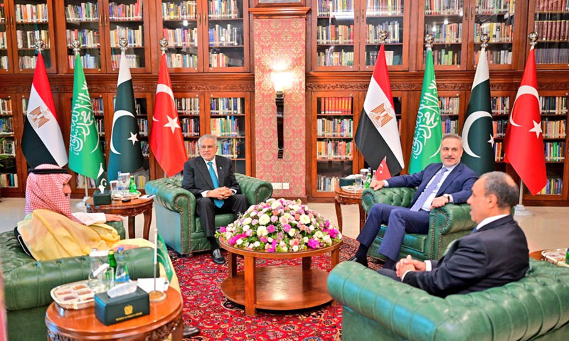 US-Iran peace process: Islamabad hosts four-way foreign ministers’ meeting on regional tensions