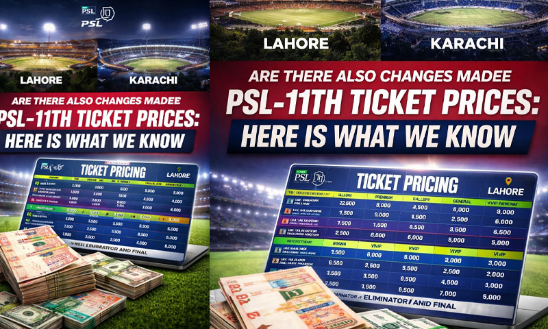 Are there also changes made to PSL-11th ticket prices: Here is what we know