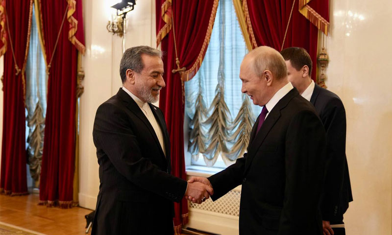 Araghchi says Iran welcomes Russia’s diplomatic support after Putin meeting