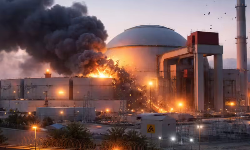 Projectile hit Iran’s Bushehr nuclear plant