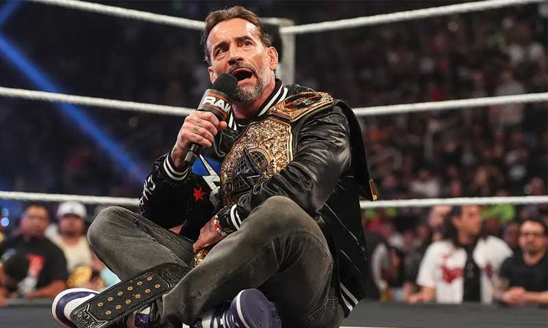 CM Punk WWE Raw Wrestle Mania