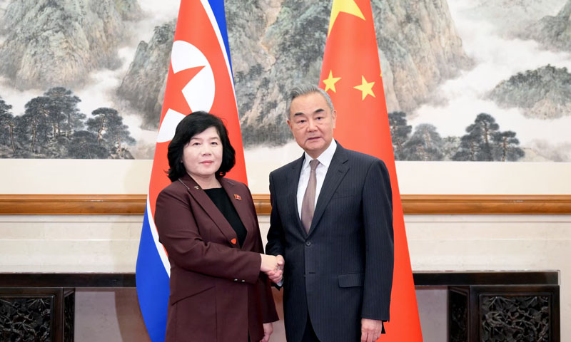 Chines foreign minister lands in North Korea in rare high-level trip