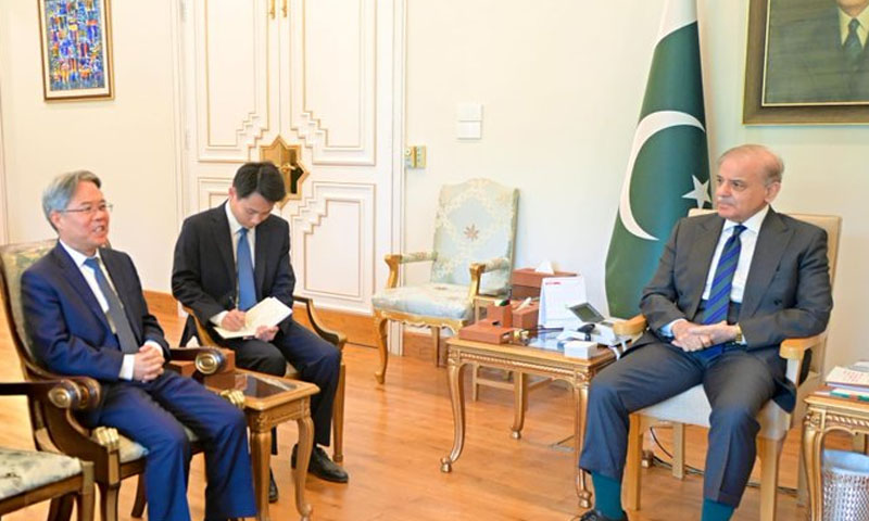 Chinese envoy meets PM Shehbaz, discusses regional issues