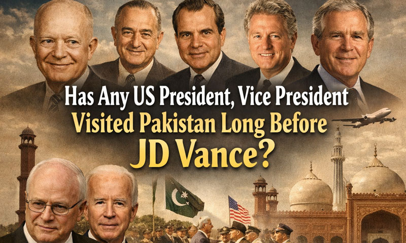 Have any US presidents or vice presidents visited Pakistan before JD Vance?