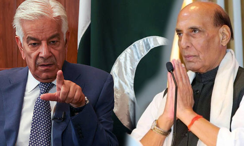 Khawaja Asif warns Rajnath Singh: War between nuclear states would have drastic consequences