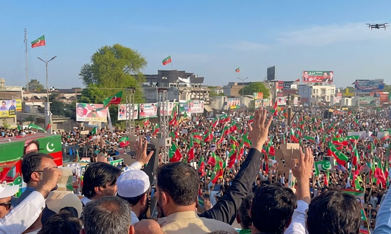 PTI Mardan rally draws strong participation, reaffirms support for Imran Khan