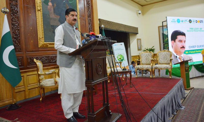KP governor stresses urgent action against climate change