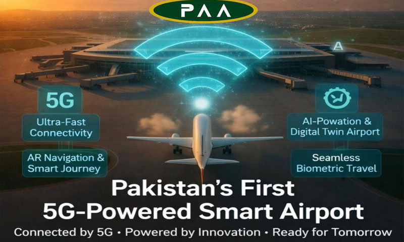 Islamabad airport launches 5G services in first for Pakistan