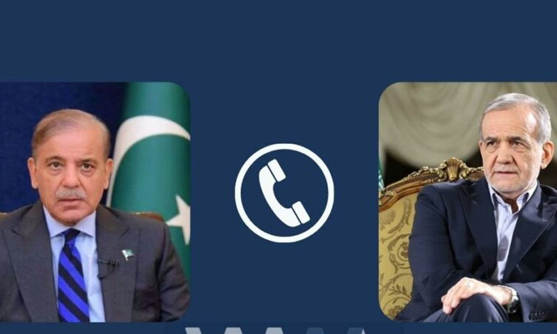 PM Shehbaz holds telephone call with president of Iran