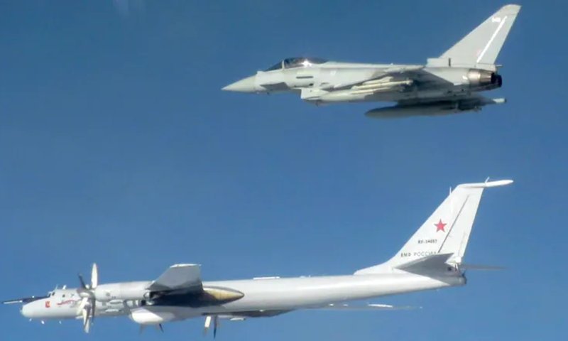 Russian bomber near-encounter close to Scottish airspace