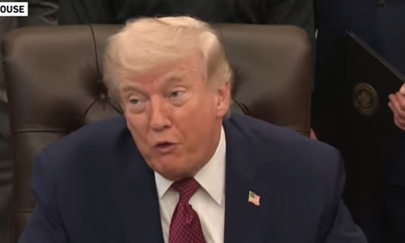 Trump says Iran talks going well amid rising tensions