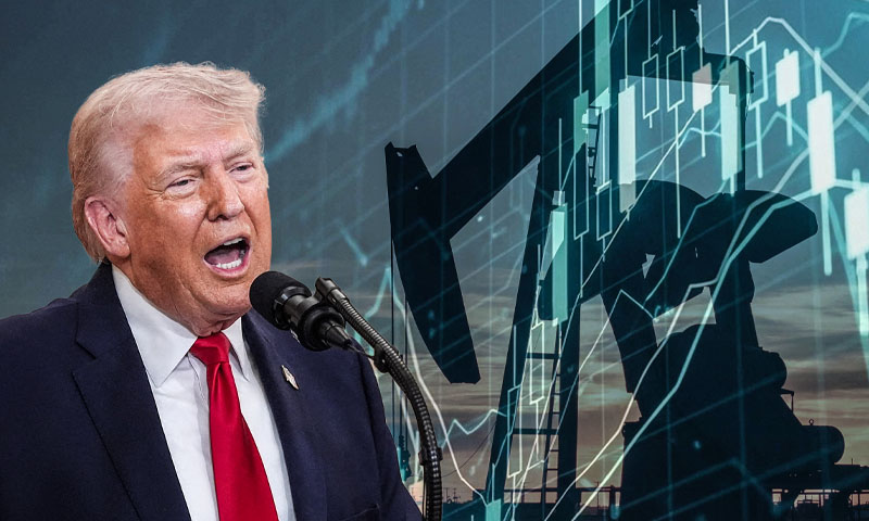 Stocks fall, oil soars after Trump warns of intensified Iran operations