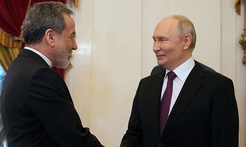 Iran FM meets Putin, conveys message from Supreme Leader