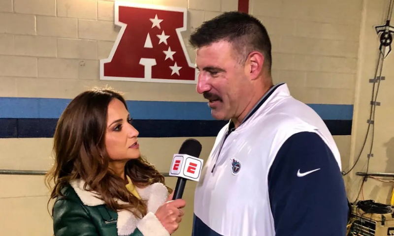 Dianna Russini and Mike Vrabel