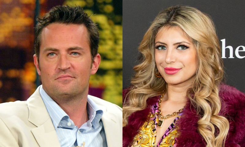 Jasveen Sangha and Matthew Perry