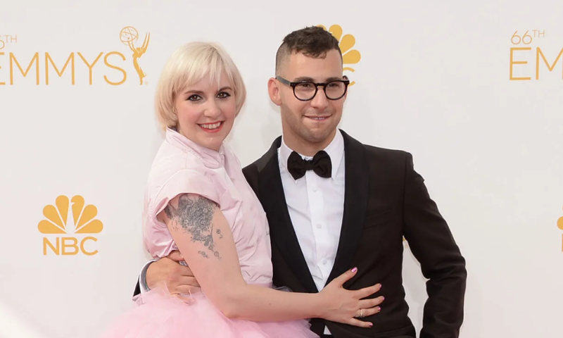 Jack Antonoff and Lena Dunham
