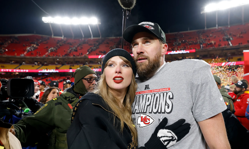 Taylor Swift and Travis Kelce