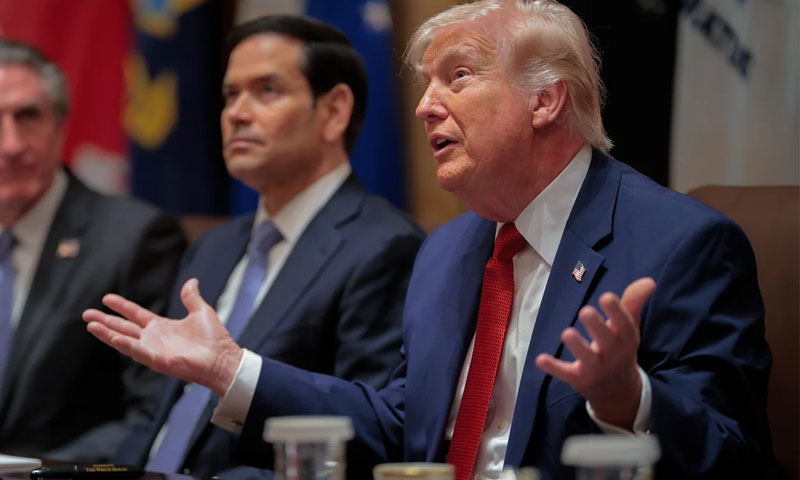 Trump says Iranian leadership requests ceasefire after weeks of escalating conflict