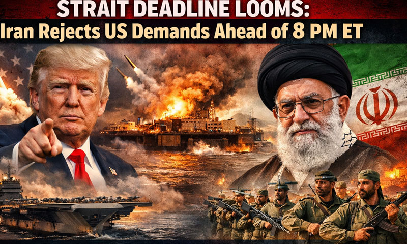 Iran war updates: Strait deadline looms, Iran rejects US demands ahead of 8PM ET
