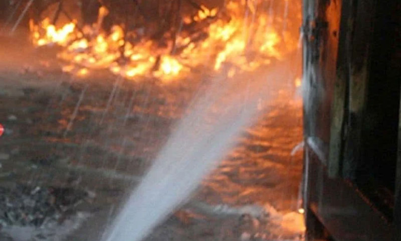Fire erupts in plaza near Liberty Chowk, as rescue operation underway
