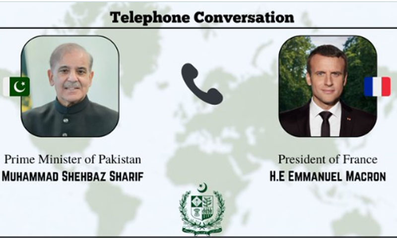 President Macron calls PM Sharif, praises Pakistan’s mediation in Iran-US ceasefire