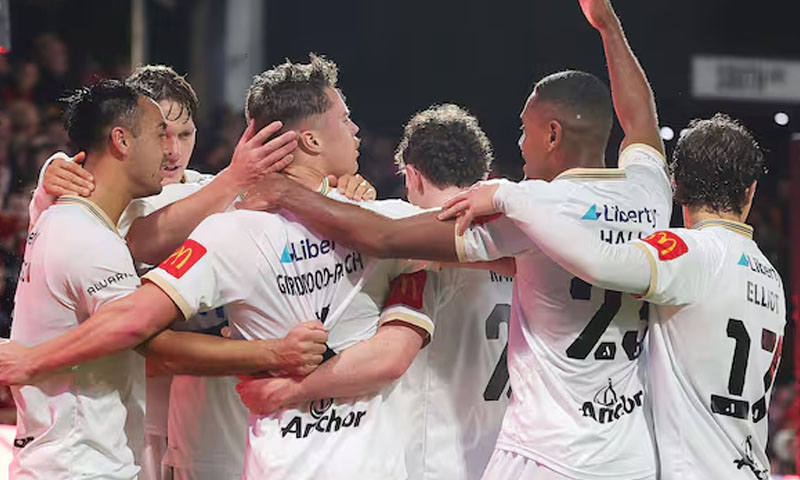 Sydney FC set up A-league grand final clash with Auckland FC after dramatic shootout win
