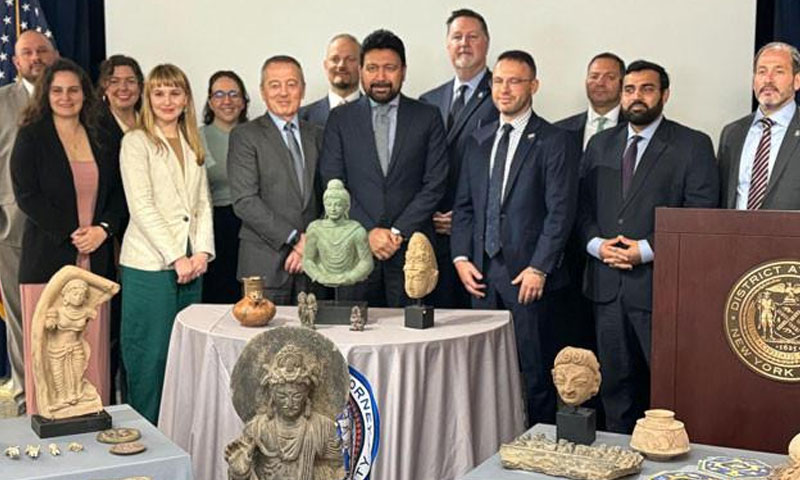 US returns over 450 antiquities to Pakistan in major cultural heritage handover