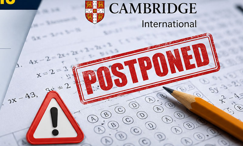 Cambridge postpones AS level Math paper 32 scheduled for May 15