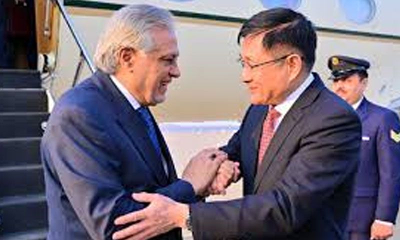 DPM lands in Beijing to participate in high-level meetings: File photo