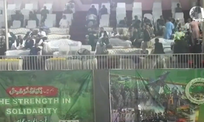 Grand ceremony held in Muzaffarabad to mark one year of Marka-e-Haq