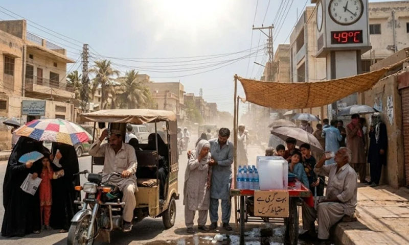 Karachi braces for hottest day as heat index may hit 50°C
